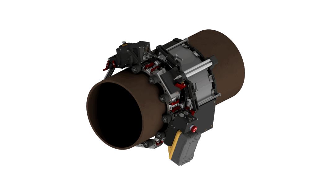 CLIX CHAIN SCANNER ON PIPE